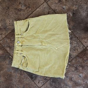 Zara yellow skirt new